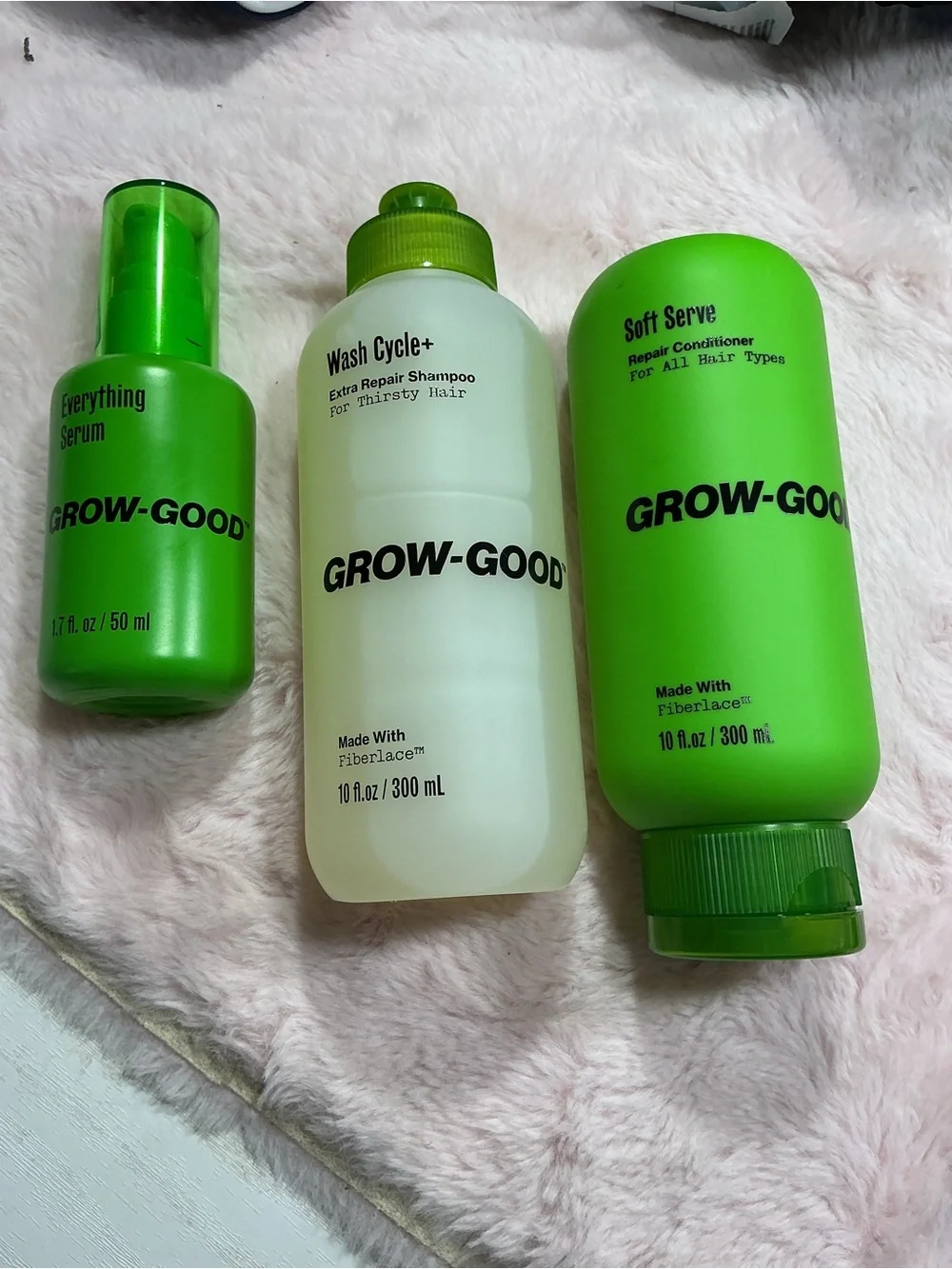 GROW-GOOD Green Hair Repair Shampoo & Treatment Set 09